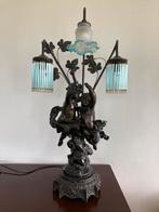 Lamp met putti’s geïnspireerd door Belleuse, Antiek en Kunst, Ophalen