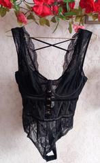 Hunkemöller Noir Body - Maat M, 38C, Hunkemöller, Ophalen of Verzenden, Zwart, Body of Korset