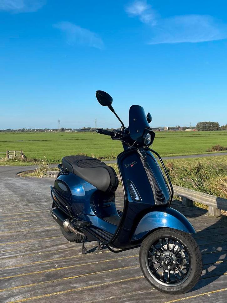 Unieke vespa sprint custom Full 80ccMalossi zie beschrijving, Fietsen en Brommers, Scooters | Vespa, Zo goed als nieuw, Overige modellen