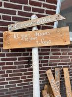 Trouwborden, Ophalen, Zo goed als nieuw, Versiering, Geboorte of Huwelijk