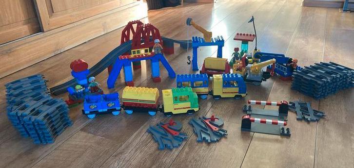 Duplo Trein Set - Personen & Goederen, Kinderen en Baby's, Speelgoed | Duplo en Lego, Gebruikt, Duplo, Complete set, Ophalen