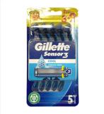 Gillette Sensor 3 Cool 5 stuks, Overige typen, Ophalen of Verzenden, Gillette, Nieuw