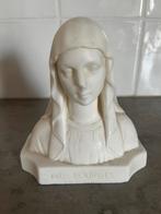 Antieke buste Maria Lourdes gesigneerd, Antiek en Kunst, Antiek | Religie, Ophalen of Verzenden
