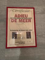 Certificaat voor afscheid Ajax van De Meer, Ophalen, Gebruikt, Ajax
