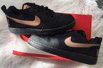 Nike Court Borough Low Black Bronze Rose Gold Sneakers, Verzenden, Zwart, Nike, Sneakers of Gympen