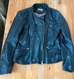 Ibana leren jack maat 40, Kleding | Dames, Maat 38/40 (M), Zwart, Ophalen of Verzenden, Gedragen