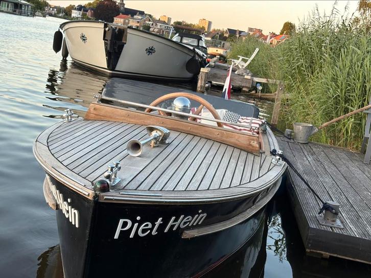 Historische bakdekker/sloep, Watersport en Boten, Sloepen, Gebruikt, 30 tot 50 pk, 6 meter of meer, Binnenboordmotor, Diesel, Staal
