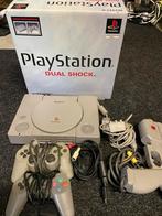 Ps1 met doos en extra, Ophalen of Verzenden, Gebruikt, Met 2 controllers