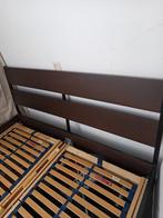 IKEA Trysil bed  moderne zwarte bruin bed, Huis en Inrichting, Ophalen, Tweepersoons, Zo goed als nieuw, 160 cm