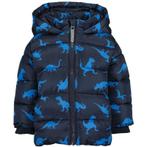 Gave donkerblauwe jongens winterjas met dino print maat 98, Blue seven, Nieuw, Ophalen of Verzenden, Jongen