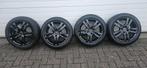Fiat 500 Winterbanden met velgen, Auto-onderdelen, Banden en Velgen, Gebruikt, 15 inch, Banden en Velgen, Personenwagen