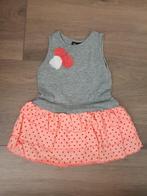 Schattig jurkje van Bakkaboe, grijs/roze, maat 74, Kinderen en Baby's, Babykleding | Maat 74, Meisje, Jurkje of Rokje, Ophalen of Verzenden