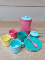 Hema plastic speelservies, Ophalen of Verzenden, Gebruikt, Kunststof, Speelkeuken-accessoire