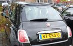 Fiat 500 1.4 16V 73KW C 2008 Zwart, Auto's, Voorwielaandrijving, 4 cilinders, 4 stoelen, 100 pk