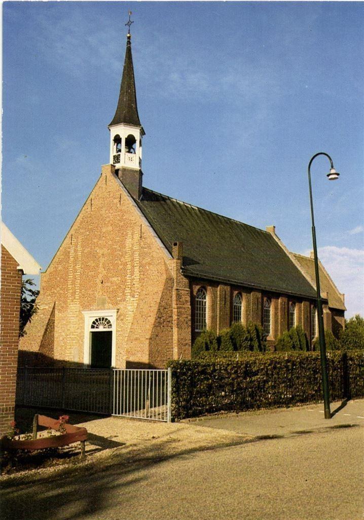 Ned. Herv. Kerk te Babylonienbroek - ongelopen, Verzamelen, Ansichtkaarten | Nederland, Ongelopen, Noord-Brabant, Voor 1920, Ophalen of Verzenden