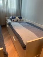 Ikea bed 2X, Huis en Inrichting, Slaapkamer | Bedden, Ophalen, Eenpersoons, Wit, Zo goed als nieuw