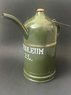 Donkergroen Emaille 2 Liter BK Petroleumkan met Bies, Ophalen of Verzenden