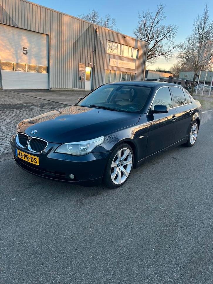 BMW 5-Serie 2.5 I 525 Automaat, Auto's, BMW, Bedrijf, 5-Serie, Benzine, D, Sedan, Automaat, Origineel Nederlands, Blauw, Achterwielaandrijving