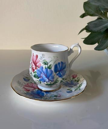 Royal Albert Sweet Pea kop en schotel beschikbaar voor biedingen