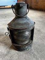 Antieke stuurboord lamp, Antiek en Kunst, Antiek | Lampen, Ophalen of Verzenden