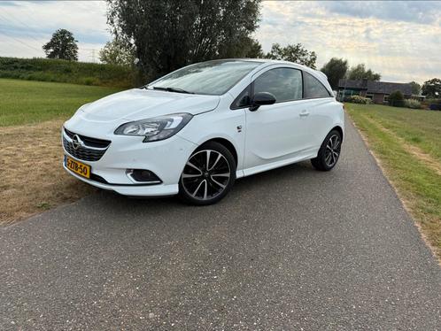 Opel Corsa 1.0T 66KW/90PK 3D 2015 Wit nieuw apk opc line!!!, Auto's, Opel, Bedrijf, Corsa, Benzine, A, Hatchback, Handgeschakeld