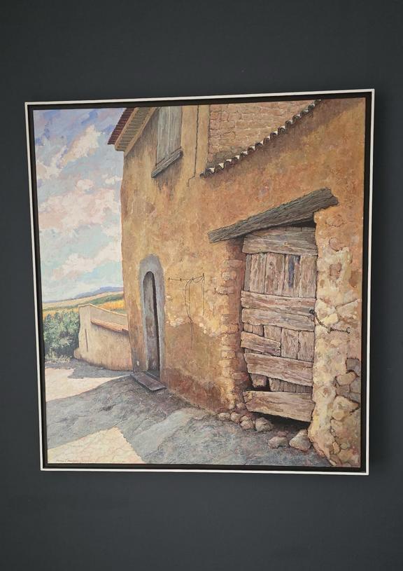 Jan Ouwenbroek - Puimicel, Provence, Antiek en Kunst, Kunst | Schilderijen | Klassiek, Ophalen