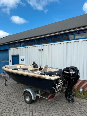 Bom volle Seafinder 420 sloep mercury 25pk zeil kussens beschikbaar voor biedingen
