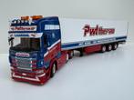 WSI SCANIA R HIGHLINE 6X2 REEFER TRAILER  PWT THERMO, Ophalen of Verzenden, Nieuw, Bus of Vrachtwagen, Wsi