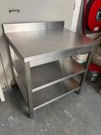 RVS werktafel 90cm, Ophalen, Gebruikt, 70 tot 120 cm