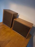 Vintage retro luidsprekers, Ophalen of Verzenden, Minder dan 60 watt, Front, Rear of Stereo speakers, Philips
