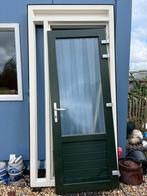 kunststof deur&kozijn H:213 B: 81 goede kwaliteit&netjes., Doe-het-zelf en Verbouw, Ophalen, Kunststof, 80 tot 100 cm, 200 tot 215 cm