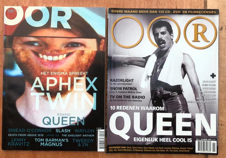 Queen oor muziekblad 2008 + 2014, Boeken, Tijdschriften en Kranten, Zo goed als nieuw, Muziek, Film of Tv, Ophalen of Verzenden