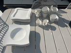 Wit Servies - villeroy en boch wave, Ophalen, Gebruikt, Overige typen, Overige stijlen