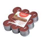 8 x Bolsius Geur Theelichten Oud Wood (18 stuks), Overige materialen, Bruin, Nieuw, Ophalen of Verzenden