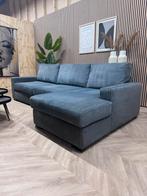 ZGAN Ribstof Hoekbank - Grijs - 295 x 160 / NU €600, Ophalen, 250 tot 300 cm, Hoekbank, Zo goed als nieuw