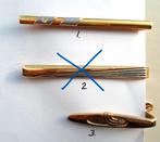 Dasspelden. Verguld. Dasspeld 3 merk Rabbit., Ophalen of Verzenden, Zo goed als nieuw, Overige kleuren, Met patroon