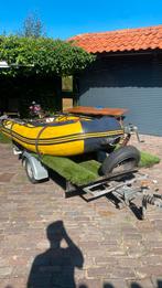 Rubber moter boot, Ophalen, Zo goed als nieuw, Minder dan 70 pk, 3 tot 6 meter