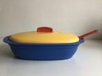 Tupperware serveerschaal groenteschaal + lepel schaal NIEUW, Ophalen of Verzenden, Nieuw, Blauw, Schaal