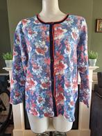 Atelier Goldner cardigan vest bloemen 42 L 21 korte maat, Kleding | Dames, Maat 42/44 (L), Zo goed als nieuw, Atelier Goldner
