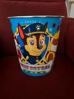 Paw patrol prullenbak, Kinderen en Baby's, Kinderkamer | Inrichting en Decoratie, Ophalen of Verzenden, Zo goed als nieuw, Wanddecoratie