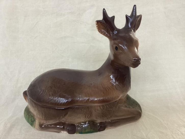Paté hert   van de familie CAUGANT uit Frankrijk, Antiek en Kunst, Antiek | Keramiek en Aardewerk, Ophalen of Verzenden