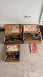 antieke distilleersets (Laboratoires Dujardin-Salleron), Antiek en Kunst, Antiek | Gereedschap en Instrumenten, Ophalen of Verzenden