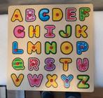 Houten alfabet puzzel, Ophalen, 10 tot 50 stukjes, Zo goed als nieuw
