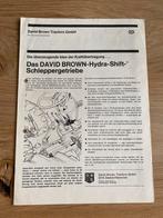 Te koop: Folder van David Brown Hydrashift, Boeken, Catalogussen en Folders, Ophalen of Verzenden