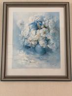 Schilderij bloemen, Ophalen
