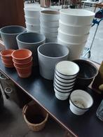 Gave partij bloempotten, Tuin en Terras, Bloempotten, Ophalen, Rond, Zo goed als nieuw, Aardewerk