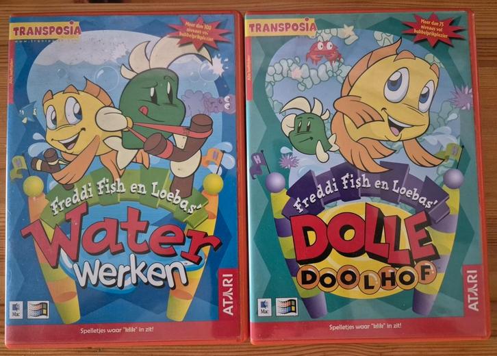 Freddi Fish Games - Klassiekers voor PC!, Spelcomputers en Games, Games | Pc, Gebruikt, Avontuur en Actie, 1 speler, Vanaf 3 jaar
