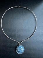 Ebba Jensen modernistische hanger ketting spang neckring, Sieraden, Tassen en Uiterlijk, Kettingen, Verzenden, Zo goed als nieuw