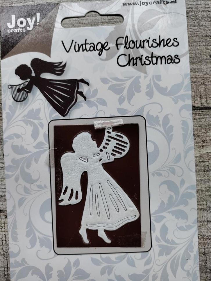Joy craft klassieke kerst engel stencil kaart maak, Hobby en Vrije tijd, Kaarten | Zelf maken, Zo goed als nieuw, Pons of Mal