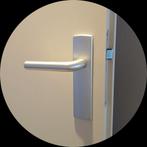 Deurgreep, langschild & Nemef loopslot Svedex, Ophalen of Verzenden, Zo goed als nieuw, Overige materialen, Klink of Kruk